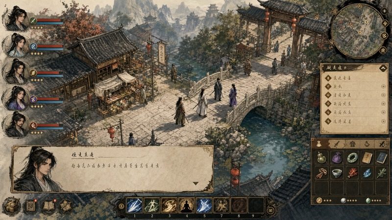 金庸群侠传5爱与死仙狐MOD六周年 天命线 实机截图 6