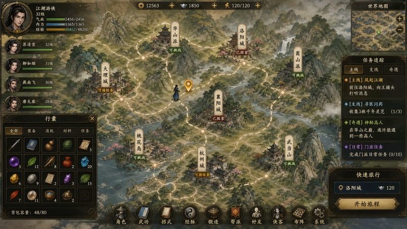 金庸群侠传5爱与死仙狐MOD六周年 中文界面 场景图 8